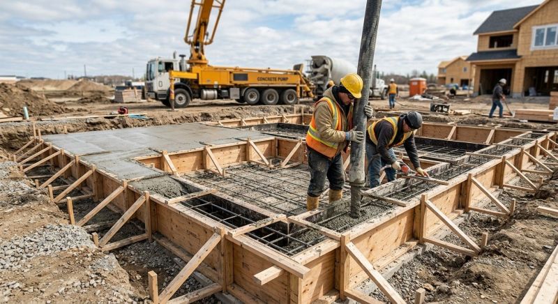 Concrete Foundation Pouring in Fort Wayne, IN