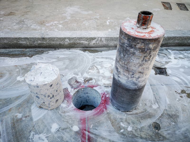 Concrete Wall Coring detail